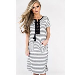 Jessakae “San Francisco Laced Tassel Dress”